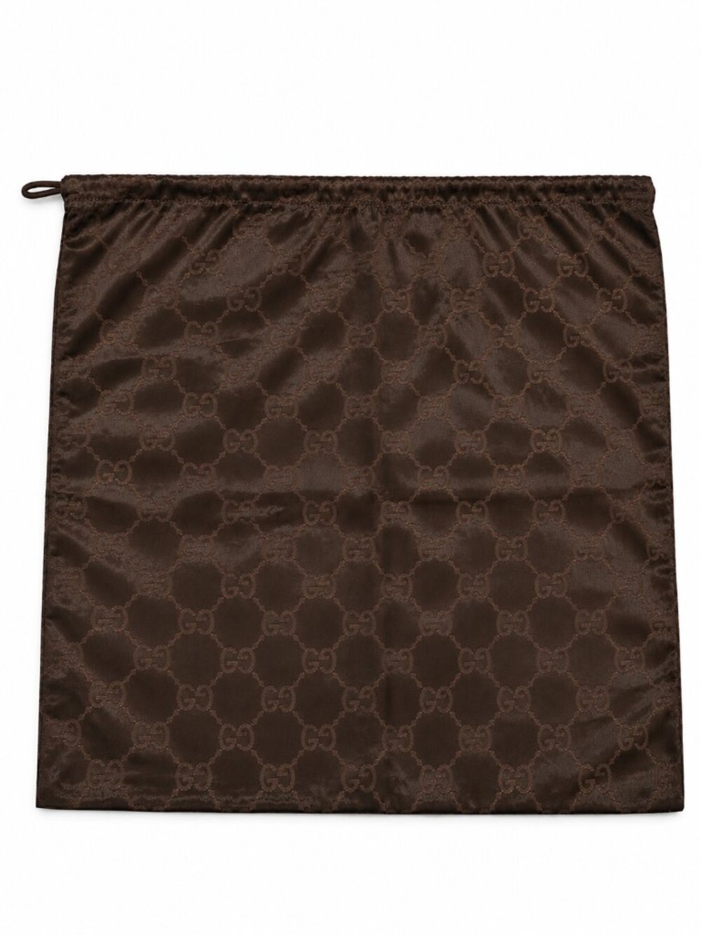 Gucci Vintage GG Monogram Brown Dust Bag Storage Bag 16" x 15"
